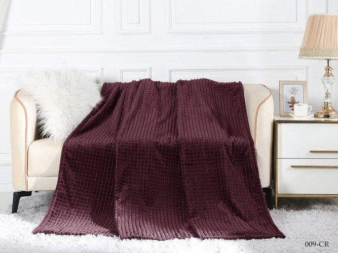 Плед Cleo "CARRE", 150x200, велсофт (150/009-CR)