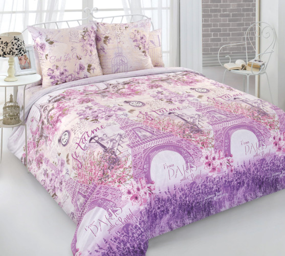 Постельное белье Королевское искушение (Текс-Дизайн) "Город любви 1", евро, перкаль (4250ПН206651)