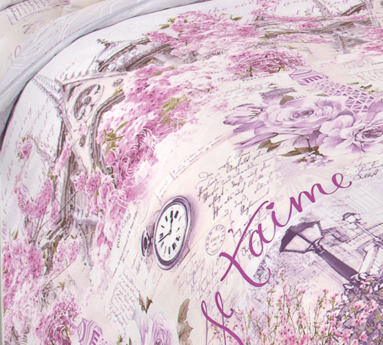 Постельное белье Королевское искушение (Текс-Дизайн) "Город любви 1", евро, перкаль (4250ПН206651)