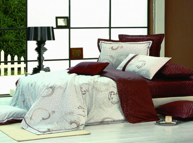 Постельное белье Фамилье "SDS-36", семейный, сатин (SDS-36-1255)