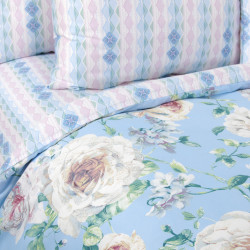 Постельное белье Королевское искушение (Текс-Дизайн) &quot;Белая роза 4&quot;, 1.5-спальный, сатин, на молнии (Н1240206704)