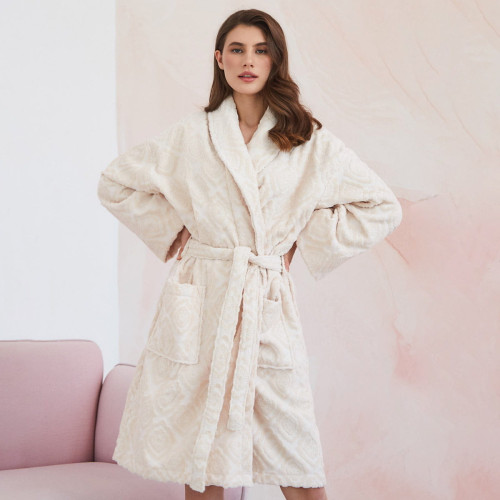 Халат женский Arya Home "Harmony", XL, бархат (8680943094728)