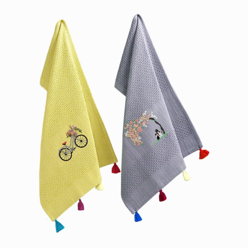 Набор полотенец Arya Home "Amelie", кухонные, 39x65, хлопок, 2 шт (8680943098740)