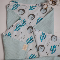 Полотенце Valtery "TowelMuslinMint", 100x100, хлопок (TowelMuslinMint-11302)