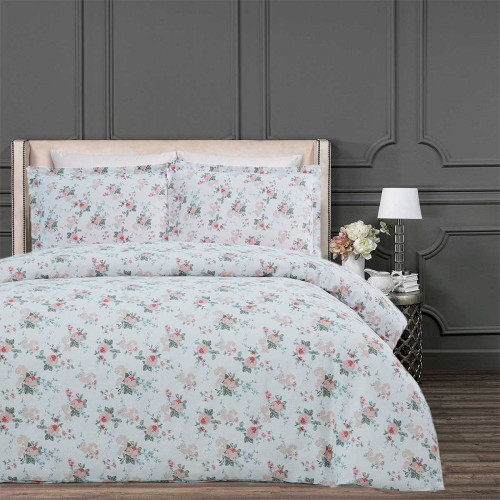 Постельное белье Arya Home "Aliza", евро, сатин, печатное (8680943079381)