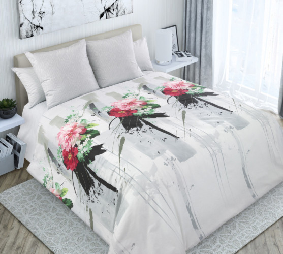 Постельное белье Королевское искушение (Текс-Дизайн) "Майко 1", евро, перкаль (4250ПН207731)