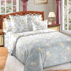 Постельное белье Королевское искушение (Текс-Дизайн) "Идиллия компаньон 5", евро, сатин, на молнии (4840Н204165)