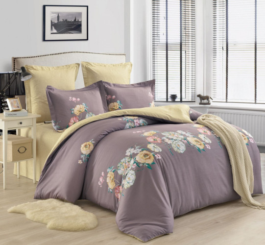 Постельное белье Valtery "C-466", 2-спальный, сатин (C-466-1251)