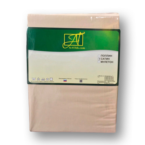Наволочка  AlViTek (АльВиТек), 40x60, сатин, 1 шт (Н-С-4060-КП)
