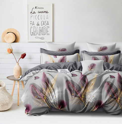 Постельное белье AlViTek (АльВиТек), евро, сатин, на молнии (АльВиТек-CA-6-672)