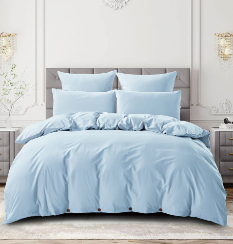 Постельное белье Valtery "LE-10", семейный, лён с хлопком (LE-10-1255)