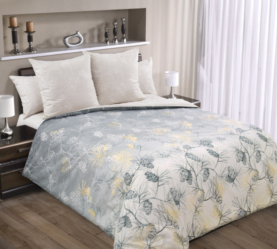 Постельное белье Королевское искушение (Текс-Дизайн) "Кедр 1", евро, перкаль (4250ПН208551)