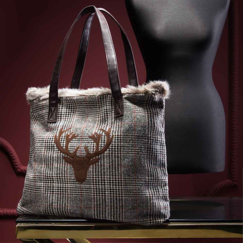 Сумка женская Arya с мехом 44x35/38x11 Paros