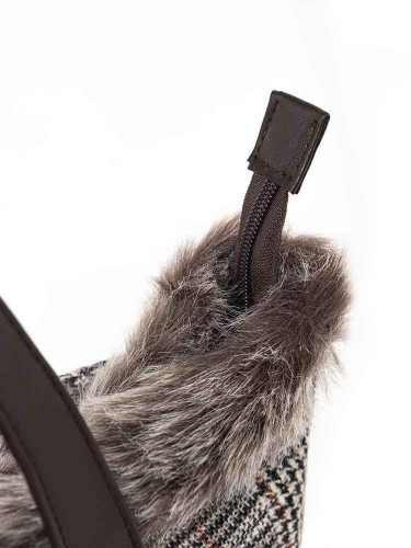 Сумка женская Arya с мехом 44x35/38x11 Paros
