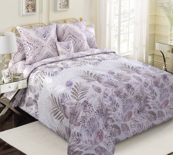 Постельное белье Королевское искушение (Текс-Дизайн) "Матильда 3", евро, сатин, на молнии (4339Н207773)