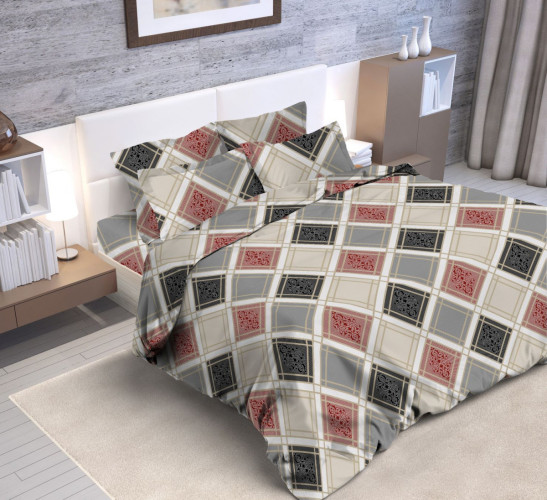 Постельное белье Valtery "Оксфорд-1", семейный, бязь (180989-1255)