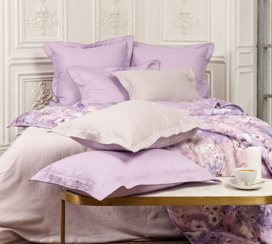 Постельное белье Legends (Текс-Дизайн) "Сиреневые сны", 2-спальный, сатин, на молнии (L3323FGЯ2201)