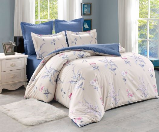 Постельное белье Valtery "C-335", 1.5-спальный, сатин (C-335-1249)