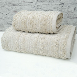 Полотенце Arya Home "Wave", банное, 70x140, жаккард (8680943211576)