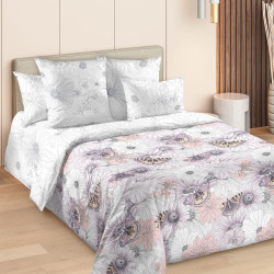 Постельное белье Королевское искушение (Текс-Дизайн) &quot;Цветочный луг 2&quot;, евро, сатин, на молнии (7378В661682)