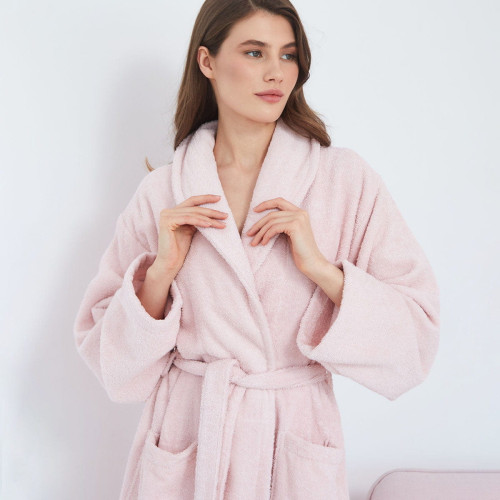 Халат женский Arya Home "Miranda Soft", 2XL, махровая ткань (8680998497048)