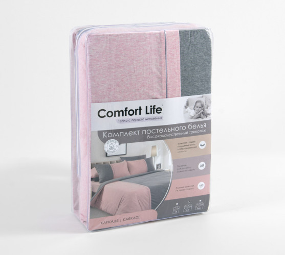 Постельное белье Comfort Life (Текс-Дизайн) "Чабрец", 2-спальный, трикотаж, на молнии, на резинке (2562ТМ017021)