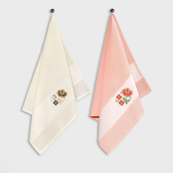 Набор полотенец Arya Home "Simin 3", кухонные, 45x70, хлопок, 2 шт (8680943099037)