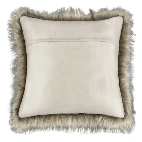 Наволочка {Для дома,Декоративное} Arya Home "Ares", 45x45, искусственный мех, на молнии (8680943085474)