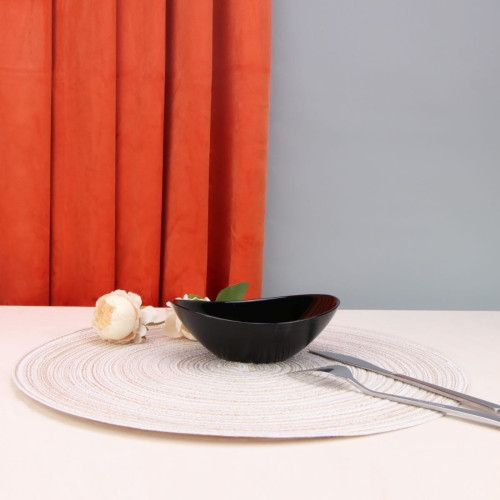 Салатник Arya из опалового стекла 6 Пр. Ellipse Черный