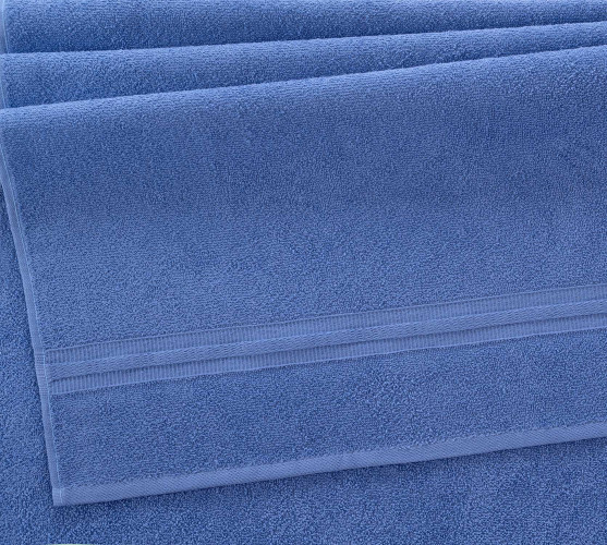 Полотенце Comfort Life (Текс-Дизайн) "Каскад синий", банное, 30x60, махровая ткань (КскСн36аи350)