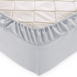 Простыня Королевское искушение (Текс-Дизайн) "Платиновый", 160x200, перкаль, на резинке (Р113П186023)