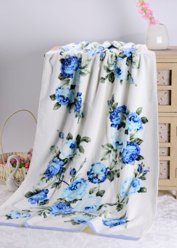 Полотенце Valtery "Rosy-3", банное, 50x90, махровая ткань (Rosy-3-1458)