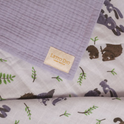 Полотенце Valtery "TowelMuslinLilac", 115x115, хлопок (TowelMuslinLilac-11303)