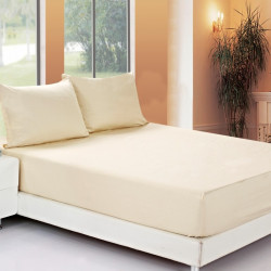 Простыня Valtery, 160x200, джерси, на резинке (K-1784)