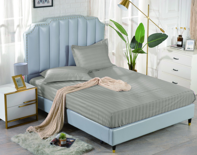 Простыня Valtery "PRST-R-59", 180x200, сатин, на резинке (PRST-R-59-1475)