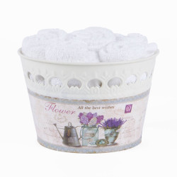 Набор полотенец Arya Home "Mikla", подарочные, 30x30, махровая ткань, 6 шт (8680943054142)