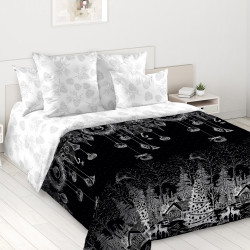 Постельное белье Королевское искушение (Текс-Дизайн) "Ночь перед Рождеством 1", Зима-Лето, 2-спальный, перкаль, на молнии (2553ПН662791)