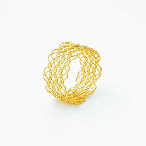 Кольца для салфеток Arya 4 Пр. Red Straw Золотистый