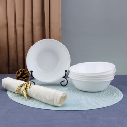 Салатник Arya из опалового стекла 6 Пр. Globe Белый