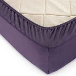 Простыня Текс-Дизайн &quot;Баклажан&quot;, 60x120, трикотаж, на резинке (ш60120бак)