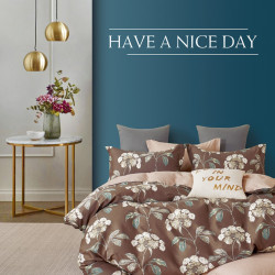 Постельное белье Valtery "C-539", евро, сатин (C-539-1253)