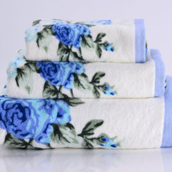 Полотенце Valtery "Rosy-3", банное, 40x70, махровая ткань (Rosy-3-1775)