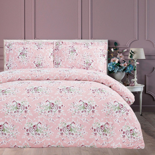 Постельное белье Arya Home "Nessa", евро, сатин, печатное (8680943079275)