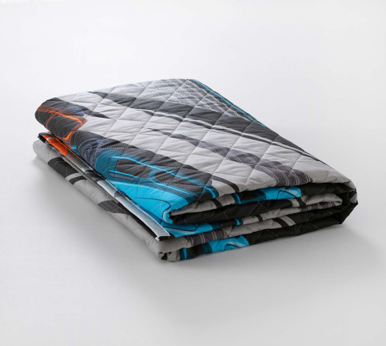 Покрывало Текс-Дизайн "Скорость 1", детское, 110x140, поплин, стеганое (П1114661381)