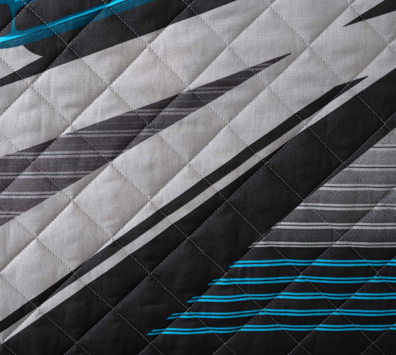 Покрывало Текс-Дизайн "Скорость 1", детское, 110x140, поплин, стеганое (П1114661381)