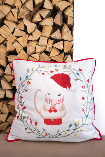 Чехол на подушку Arya Home "Shy", 45x45, полиэстер (8680943222015)