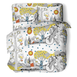 Постельное белье Valtery "9988/1 DL-48", 1.5-спальный, поплин (9988/1 DL-48-1249)