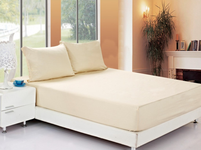 Простыня Valtery, 90x200, джерси, на резинке (K-1783)