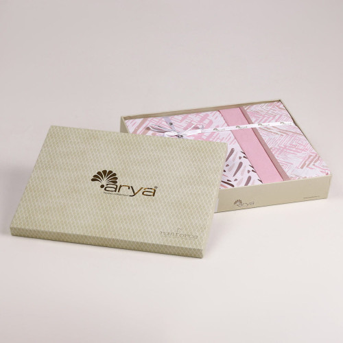 Постельное белье Arya Home "Zolan", 1.5-спальный, ранфорс, печатное (8680943093943)