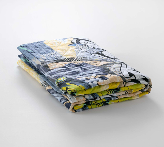 Покрывало Текс-Дизайн "Уличные гонки 1", детское, 110x140, поплин, стеганое (П1114660731)